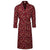 Lightweight Men's Dressing Gown front - Gekko Claret | Bown of London